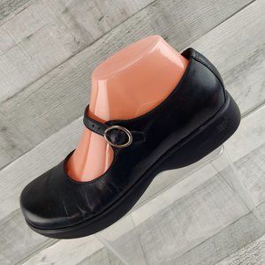 Dansko Shoes Clogs Womens 38 7.5 8 Mary Jane Leather Diana Buckle Comfort
